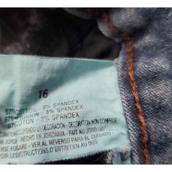 BandolinoBlu Bootcut Jeans Sz 16 Stella Embellished Back Flap Pockets Women's - Picture 13 of 13